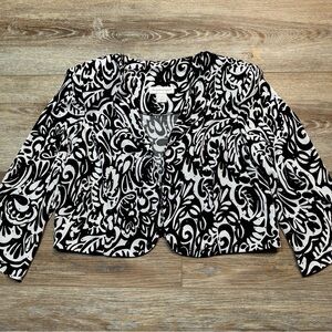 Christopher & Banks formal party Abstract Jacket size 10